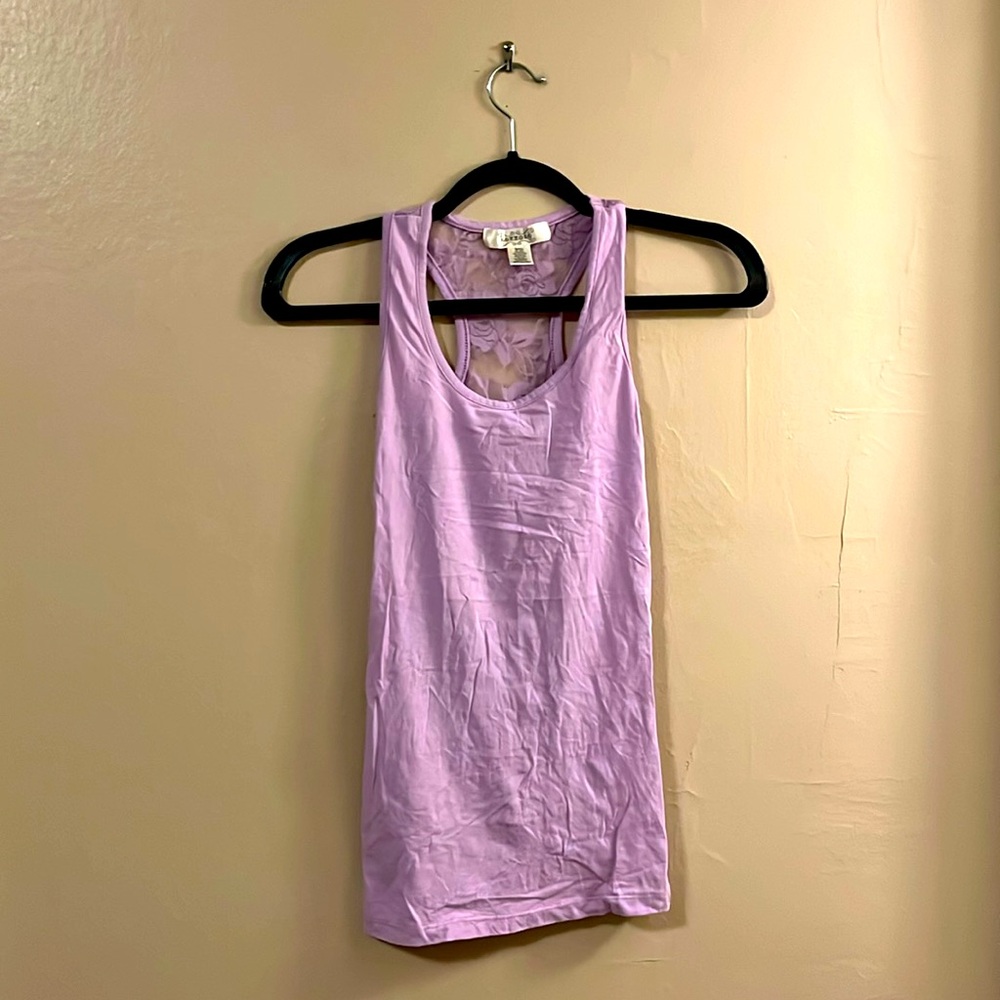 Bozzolo Lace Racerback Tank Top S